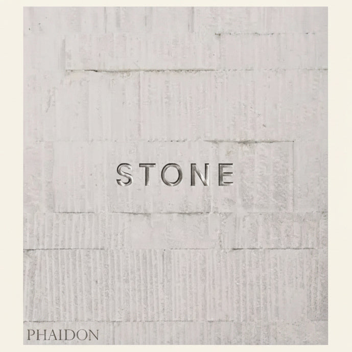 Cover of 'Stone' book by Phaidon with textured stone pattern