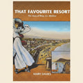 Book cover of 'That Favourite Resort' by Mary Davies, featuring a woman in a white dress and a scenic view.