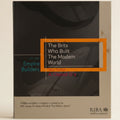 Book cover of 'The Brits Who Built The Modern World' by RIBA, with a black background and text.