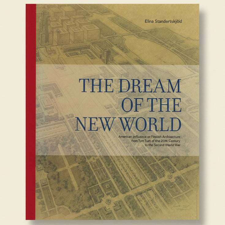 Book cover of 'The Dream of the New World' with architectural layout design.
