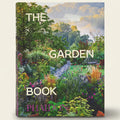 Book cover of 'The Garden Book' by Phaidon with a scenic garden image.