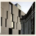 Modern architectural facade with geometric window design, featuring 'The Long Room Hub at Trinity College' text.