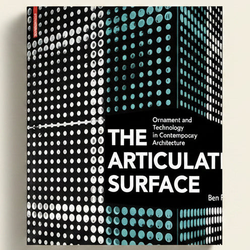 Book cover of 'The Articulate Surface' by Ben Poll with geometric patterns.