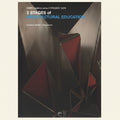 Book cover of '3 Stages of Architectural Education' with geometric shapes on a dark background