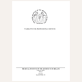 A white document or certificate page featuring the circular seal of The Royal Institute of the Architects of Ireland at the top, with the text 'WARRANTY FOR PROFESSIONAL SERVICES' centered below, and the institute's address and date printed at the bottom.