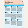 A document pack titled 'Introduction To Health & Safety Forms For All Parties' with a light peach header and multiple blue-form style pages below, shown as a clean flat product shot on a white background.