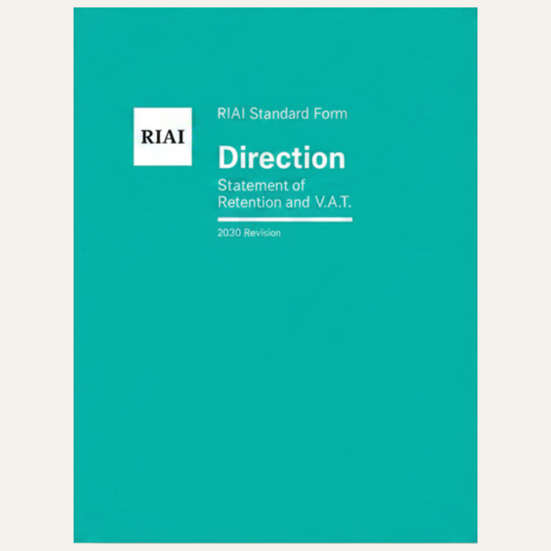 A teal document cover titled 'Direction' with the subtitle 'Statement of Retention and V.A.