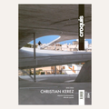 The front cover of the architectural magazine 'El Croquis' 2015-2024, featuring a photograph by Christian Kerez of modern concrete structures and a person walking on a curved white walkway under a blue sky.
