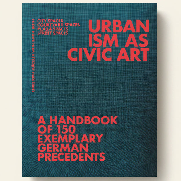 Book cover with red text on a blue background