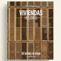 Book cover of 'Viviendas Housing' with wooden shutters design