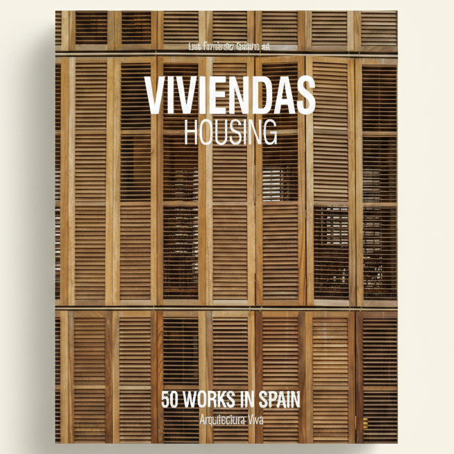 Book cover of 'Viviendas Housing' with wooden shutters design