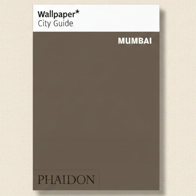 Wallpaper* City Guide Mumbai by Phaidon on a brown background