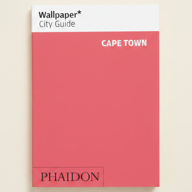 Wallpaper* City Guide Cape Town by Phaidon on a pink background