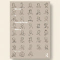 Book cover for 'Women in Housing Design History' by Katy Chey, featuring a grid of hand-drawn black line sketches of women's faces on a warm beige background, with a white Routledge logo in the bottom right corner.