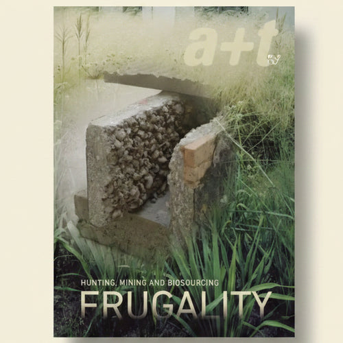 Cover of a book titled 'Frugality' with a stone bench and natural background.