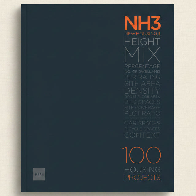 Cover of 'New Housing 3' with text on a dark background
